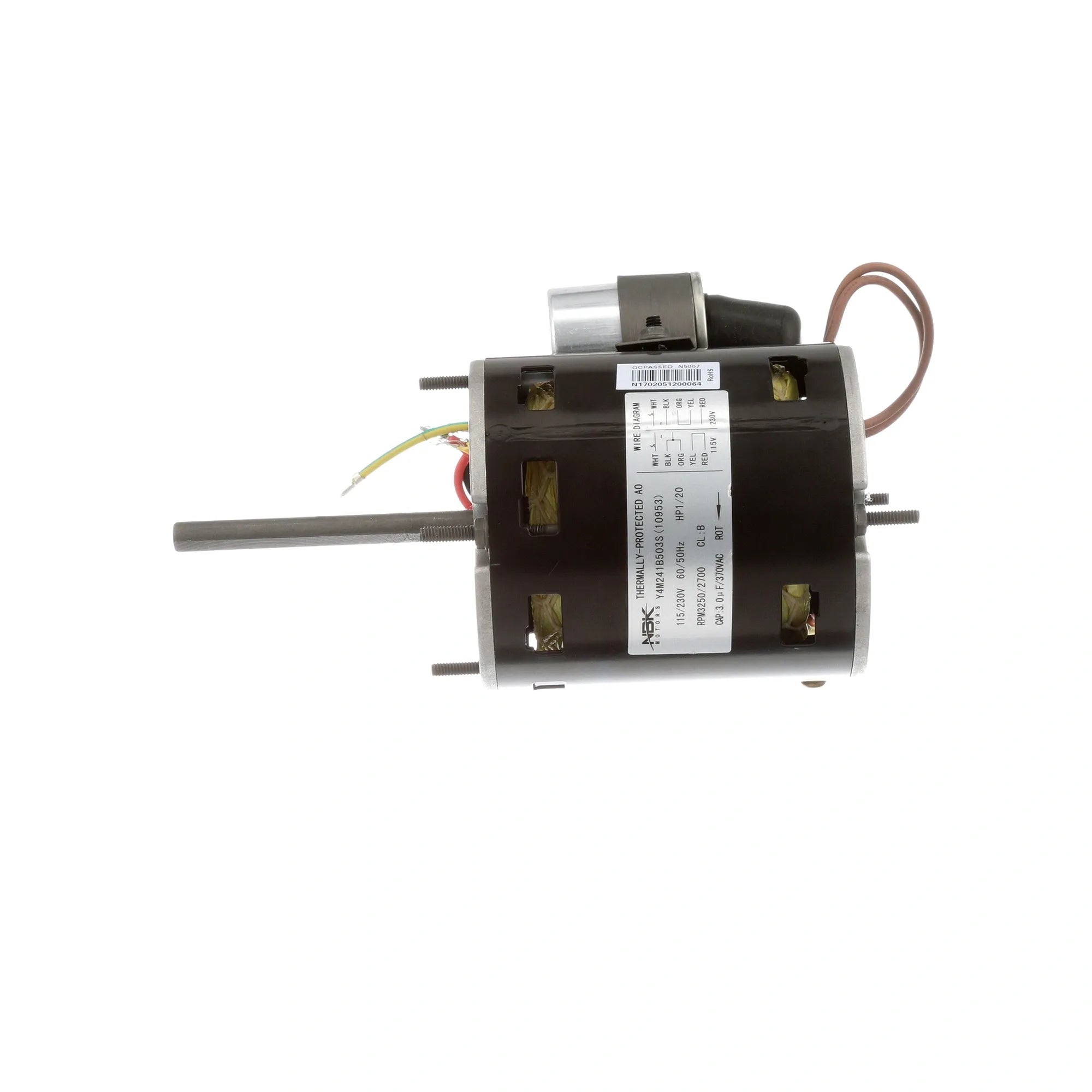 18614-0320 Carter Hoffmann - High-Performance Fan Motor alternate view 1 18614-0320 Carter Hoffmann - High-Performance Fan Motor alternate view 1